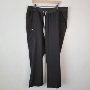 FIGS Kade Cargo Scrub Black Pants Women 3XL NEW Tech Collection Nurse Doctor